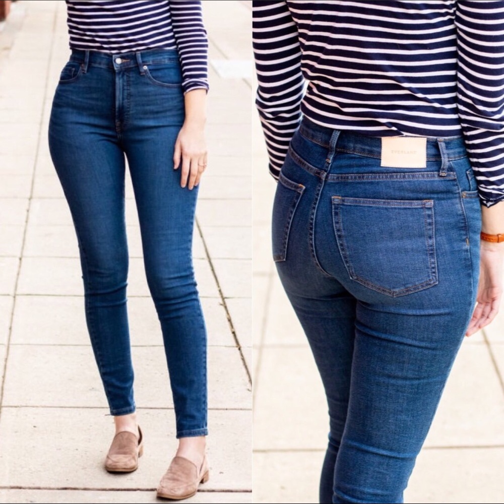 Everlane high rise skinny tall jeans size 27